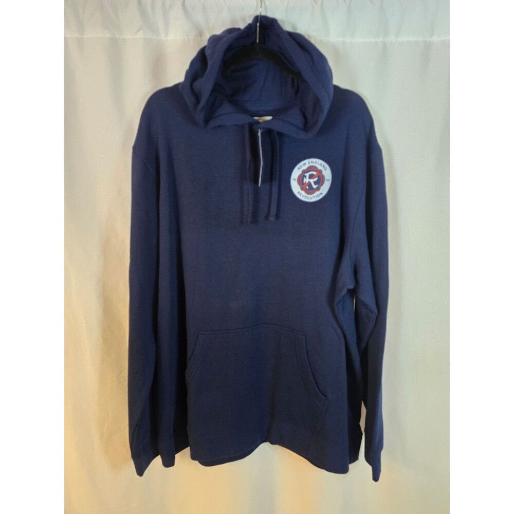 New England Revolution Team Hometown Collection Pullover Hoodie Navy NWT